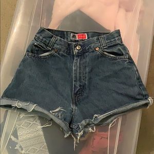 High waisted shorts